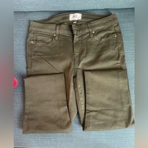Paige Skinny Green Jeans